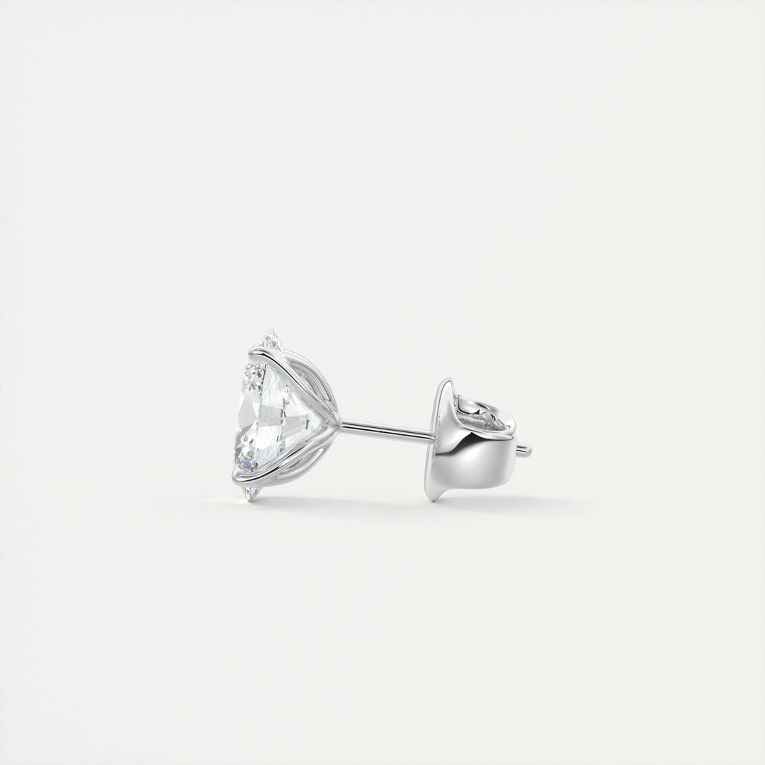 Moissanite 1.40 CT Oval Diamond Stud Earring
