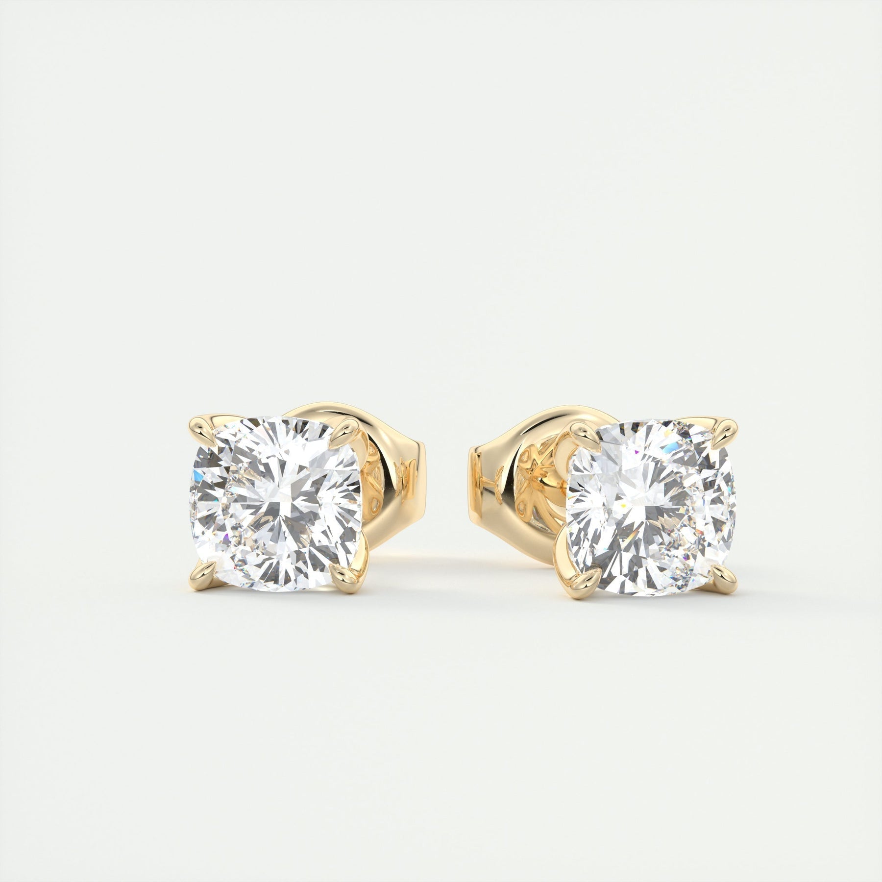 Moissanite 1.50 CT Cushion Diamond Stud Earring