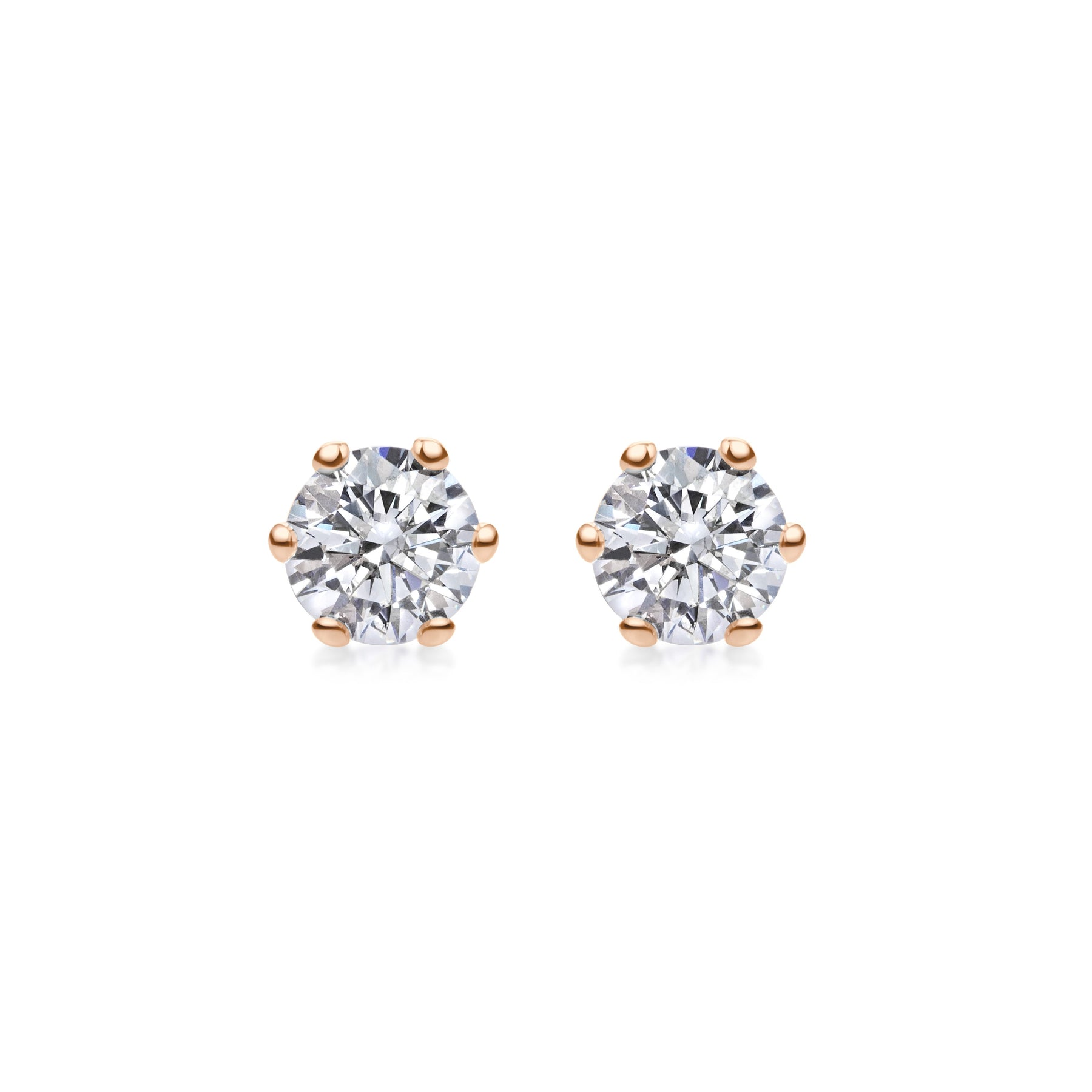 Moissanite 1.30 CT Round Diamond Stud Earring