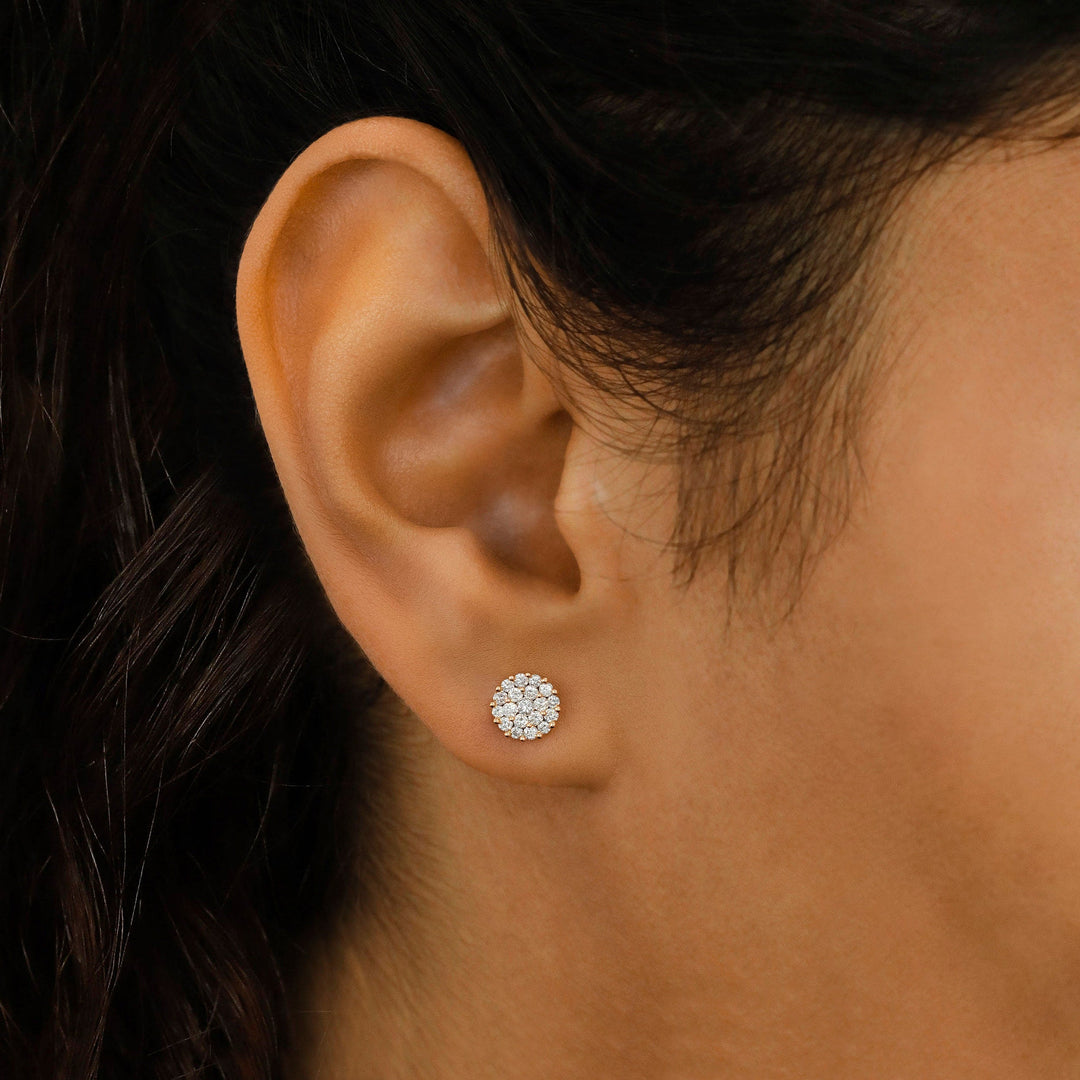 Moissanite 1.70 CT Round Diamond Fashion Earring