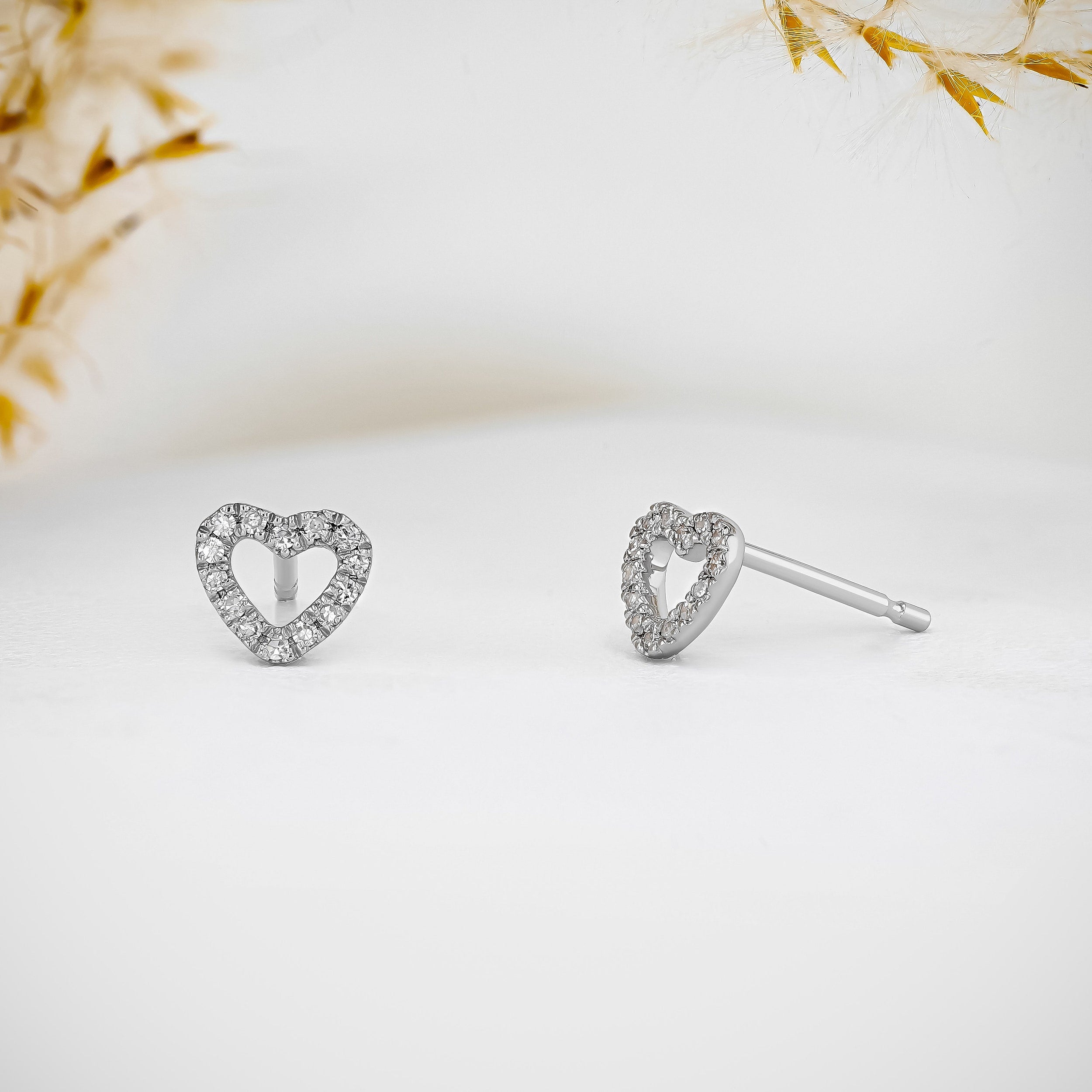 Moissanite 1.10 CT Round Diamond Fashion Earring