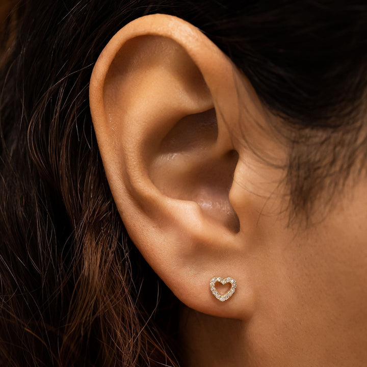 Moissanite 1.10 CT Round Diamond Fashion Earring