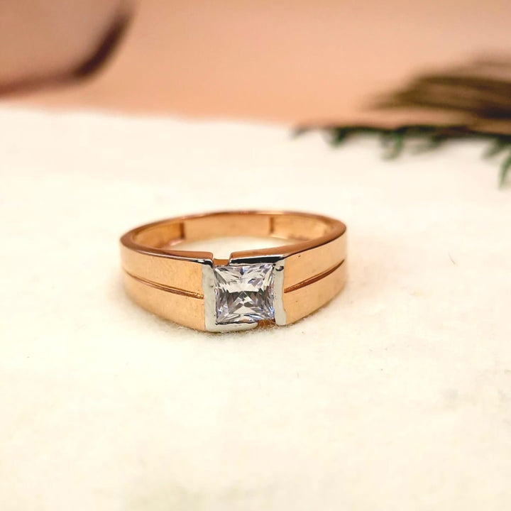 Diamond Alternative: 2.00 CT Princess Moissanite Luxury Ring For Men