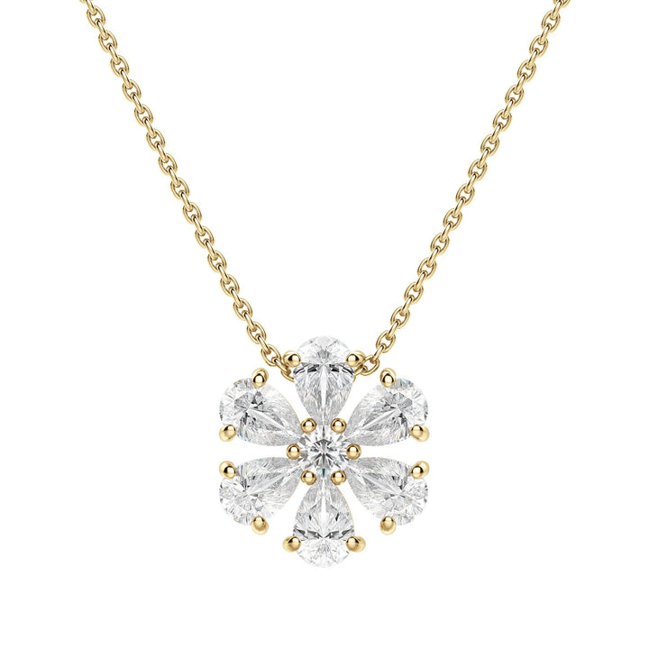 Moissanite 1.20 CT Pear Diamond Necklace