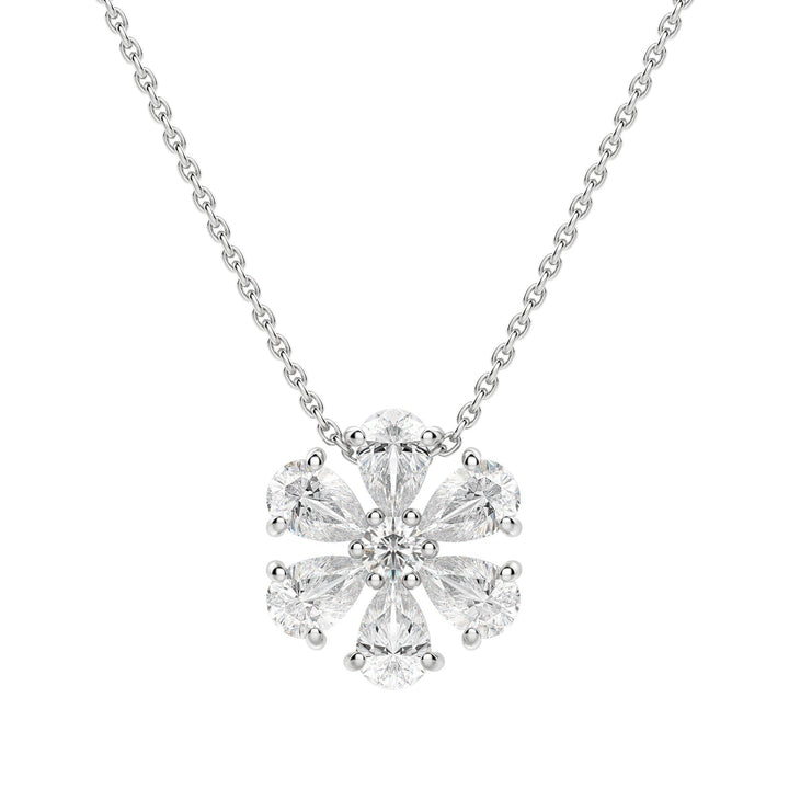 Moissanite 1.20 CT Pear Diamond Necklace