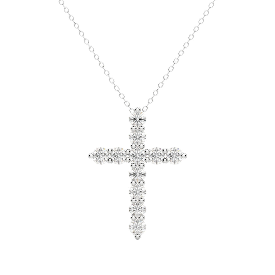 Moissanite 0.50 CT Round Diamond Necklace