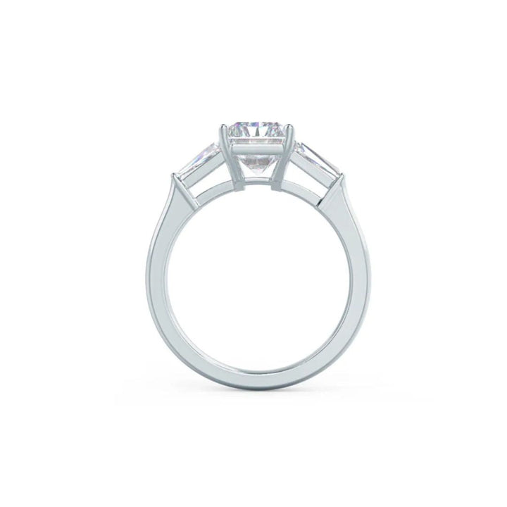 Moissanite 3.88 CT Radiant Cut Diamond Edwardian Handmade Ring