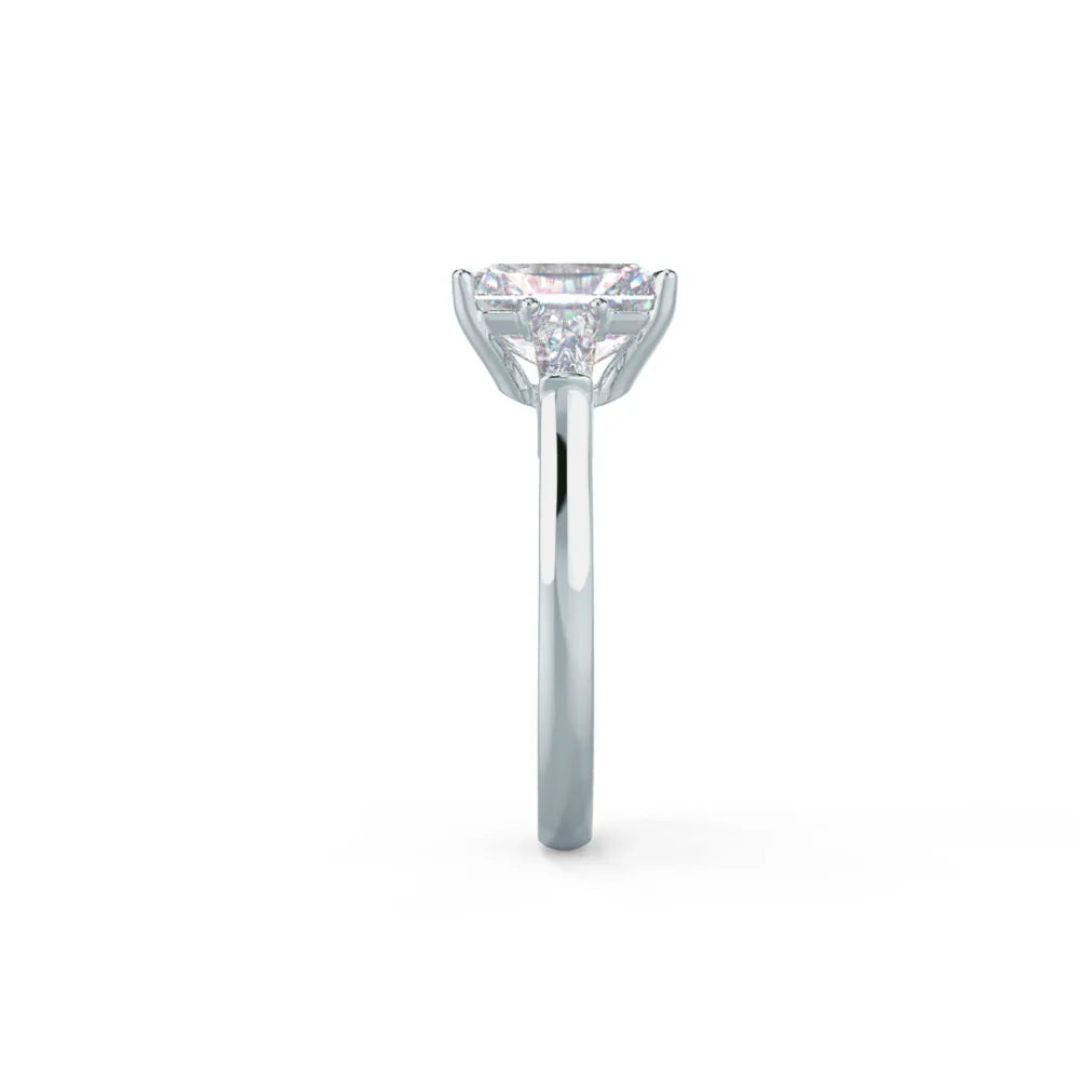 Moissanite 3.88 CT Radiant Cut Diamond Edwardian Handmade Ring