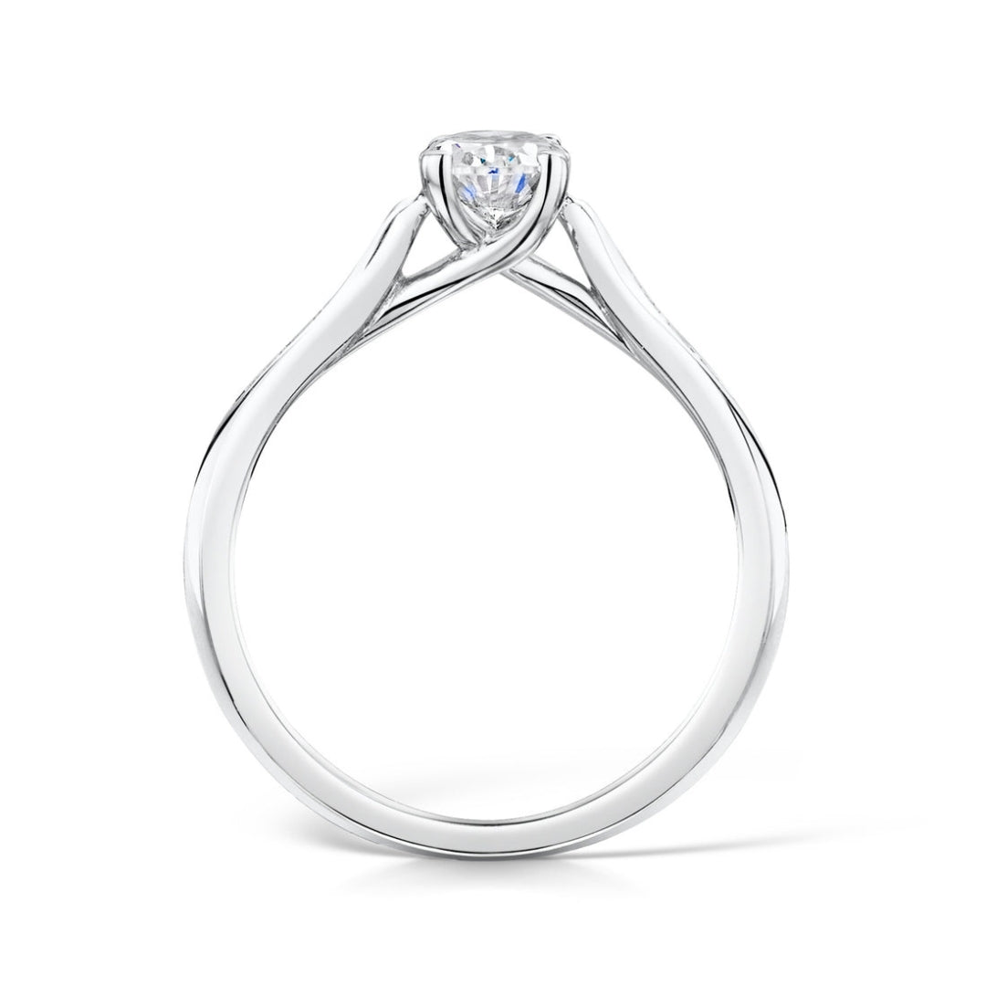 Moissanite 2.06 CT Oval Cut Diamond Minimalist Handmade Ring