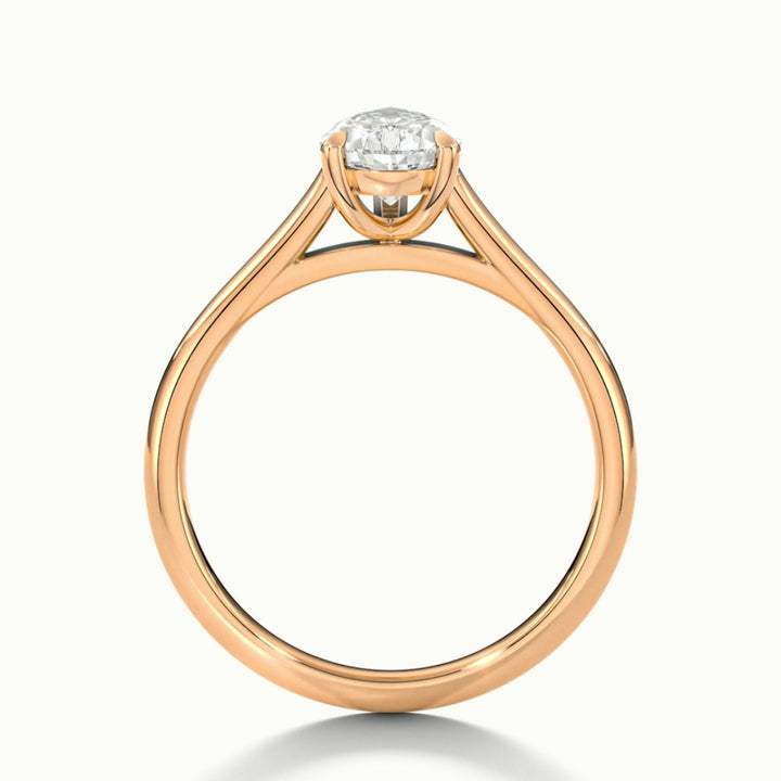 Lab Grown 2.00 CT Pear Cut Diamond Celtic Engagement Ring