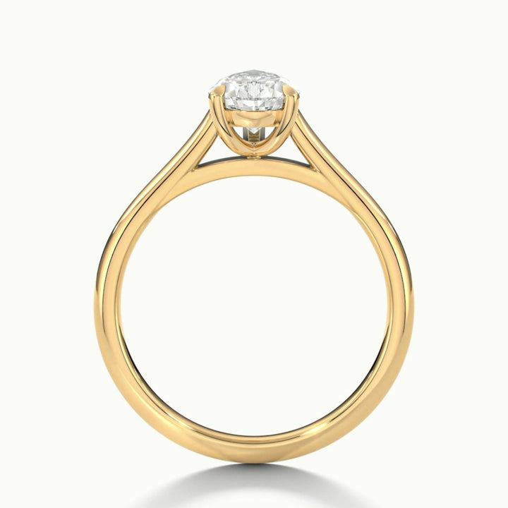 Lab Grown 2.00 CT Pear Cut Diamond Celtic Engagement Ring