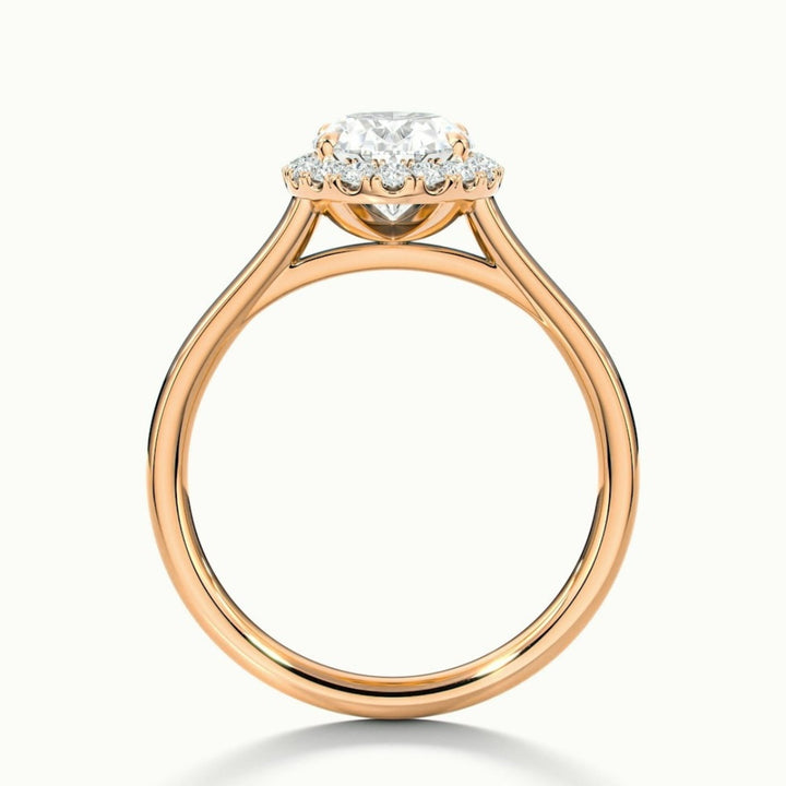 Lab Grown 3.00 CT Oval Cut Diamond Minimalist Anniversary Ring