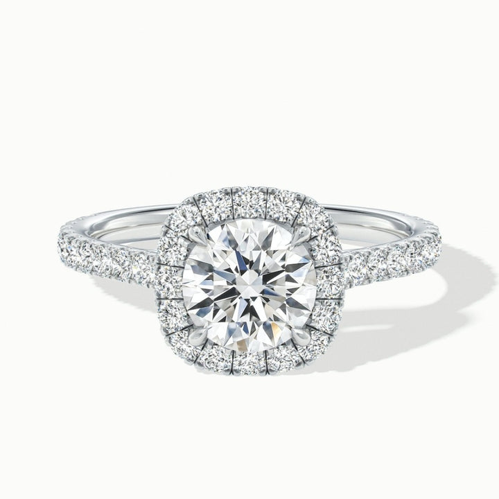 Lab Grown 2.78 CT Round Cut Diamond Celtic Engagement Ring