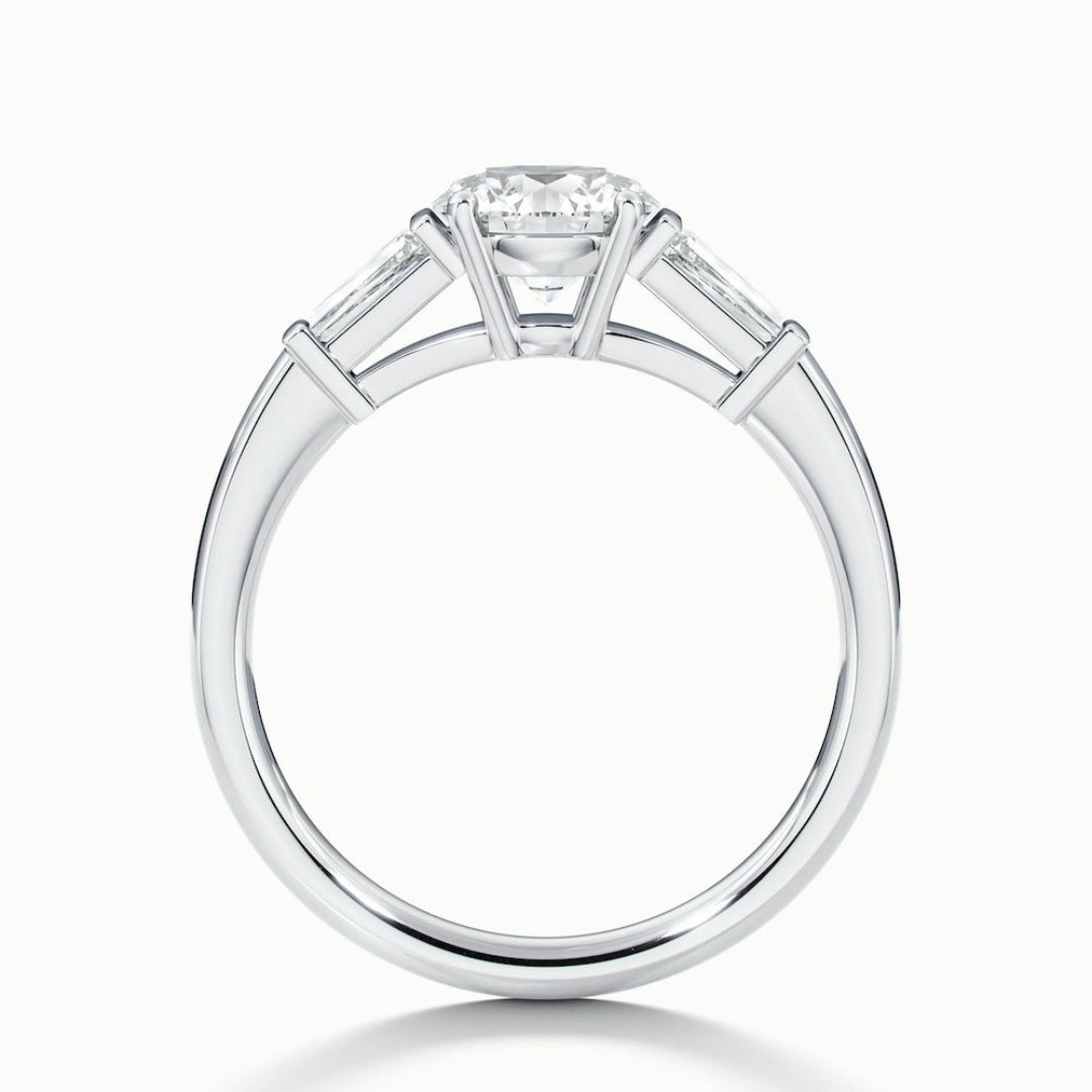 Lab Grown 2.00 CT Round Cut Diamond Boho & Hippie Wedding Ring