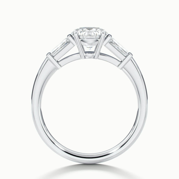 Lab Grown 2.00 CT Round Cut Diamond Boho & Hippie Wedding Ring