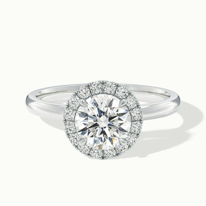 Lab Grown 2.00 CT Round Cut Diamond Edwardian Anniversary Ring