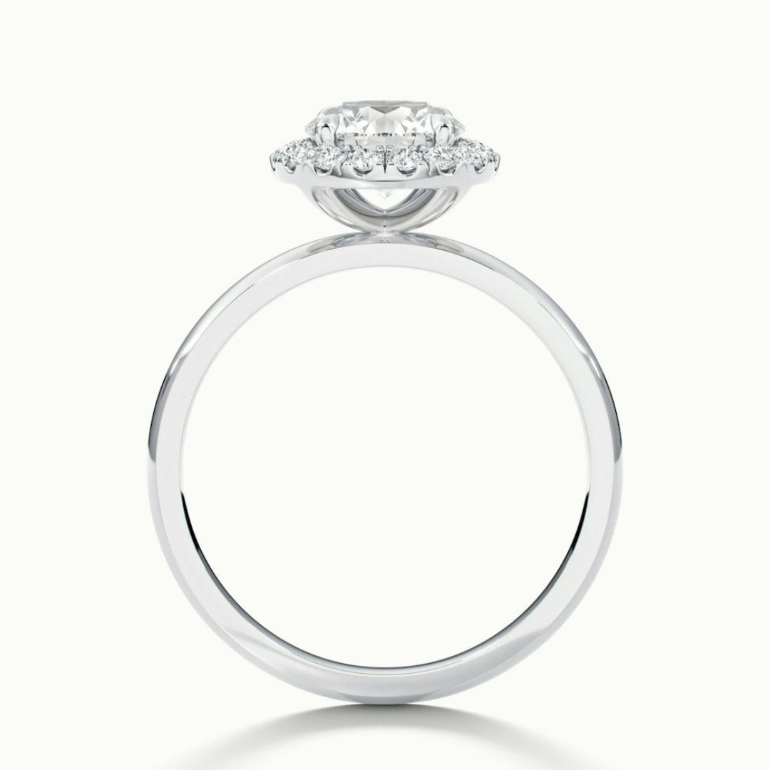 Lab Grown 2.00 CT Round Cut Diamond Edwardian Anniversary Ring