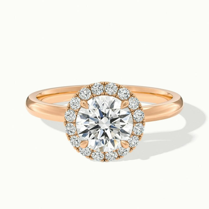 Lab Grown 2.00 CT Round Cut Diamond Edwardian Anniversary Ring