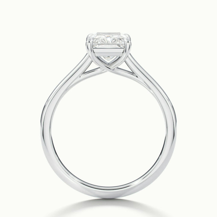 Lab Grown 2.00 CT Radiant Cut Diamond Avant Garde Wedding Ring