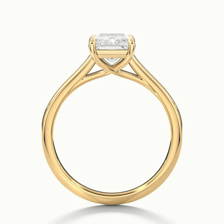 Lab Grown 2.00 CT Radiant Cut Diamond Avant Garde Wedding Ring