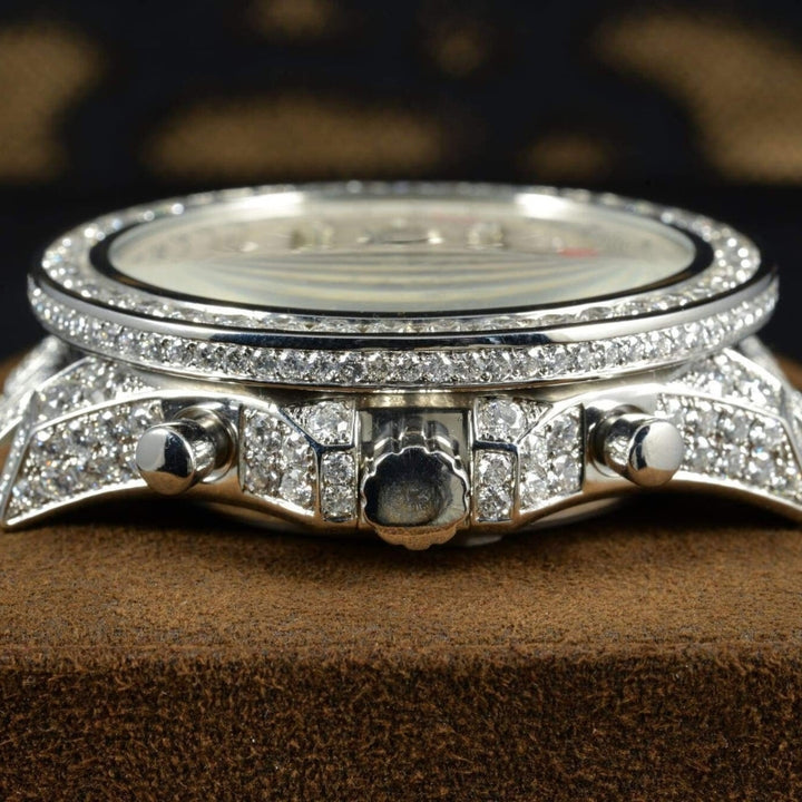 Moissanite 73.21 CT Round Cut Diamond Edwardian Watch