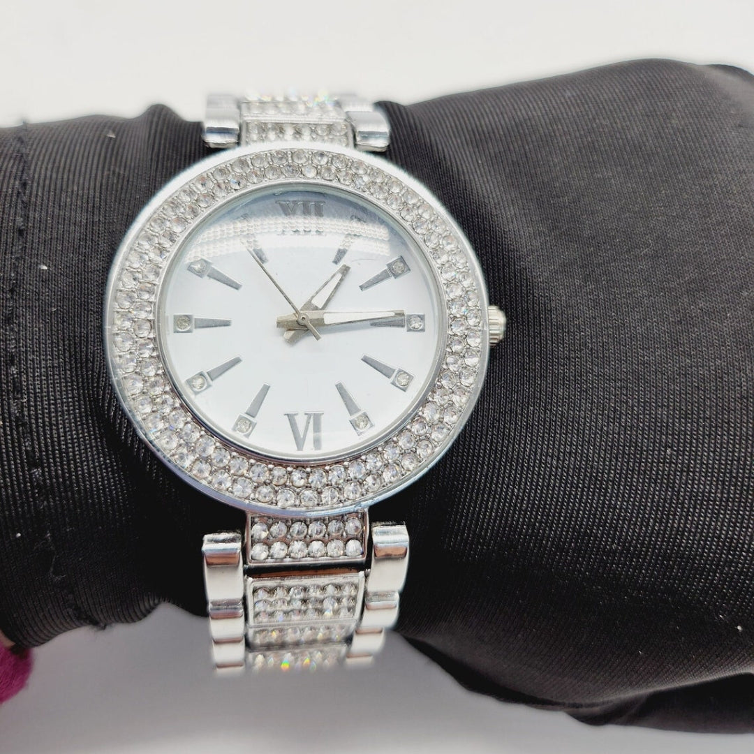 Moissanite 35.07 CT Round Cut Diamond Art Deco Watch