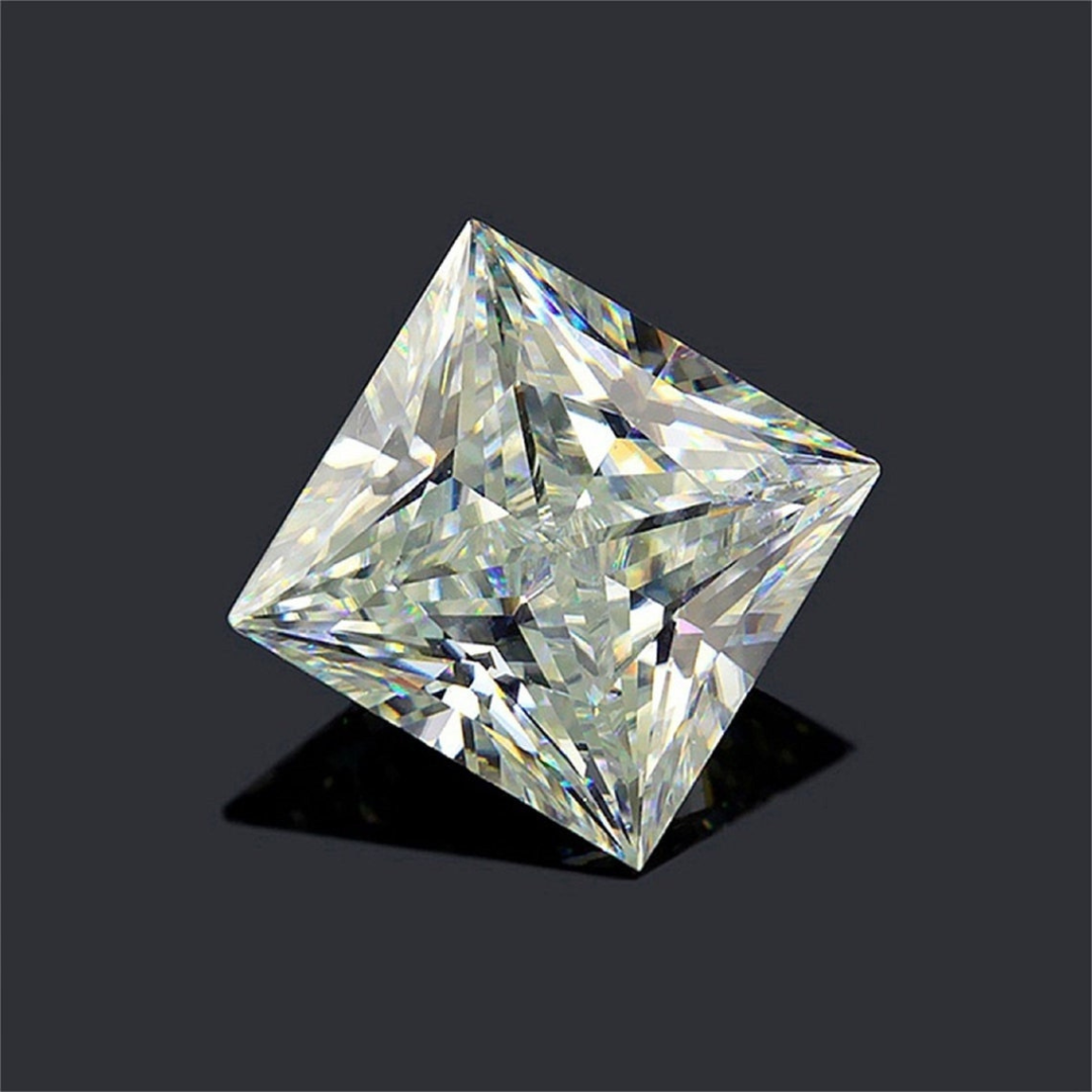 Moissanite 4.15 CT Princess Loose Diamond