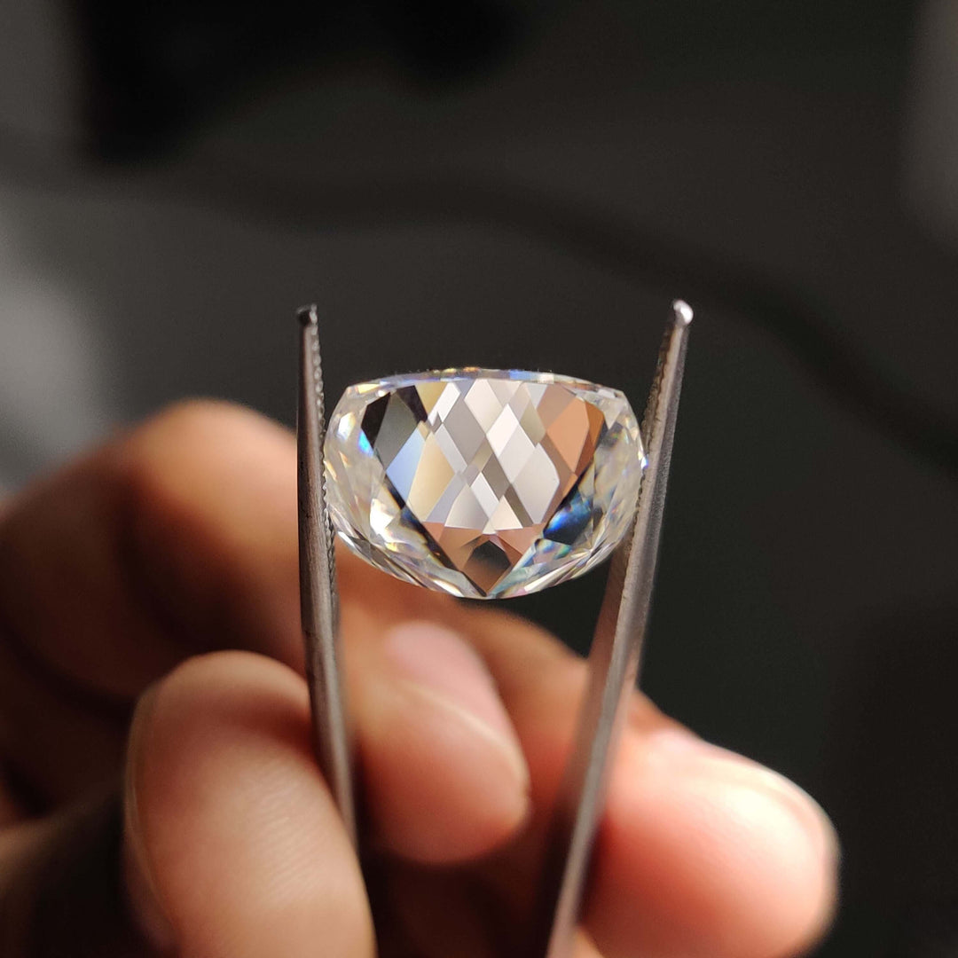 Moissanite 3.15 CT Cushion Loose Diamond