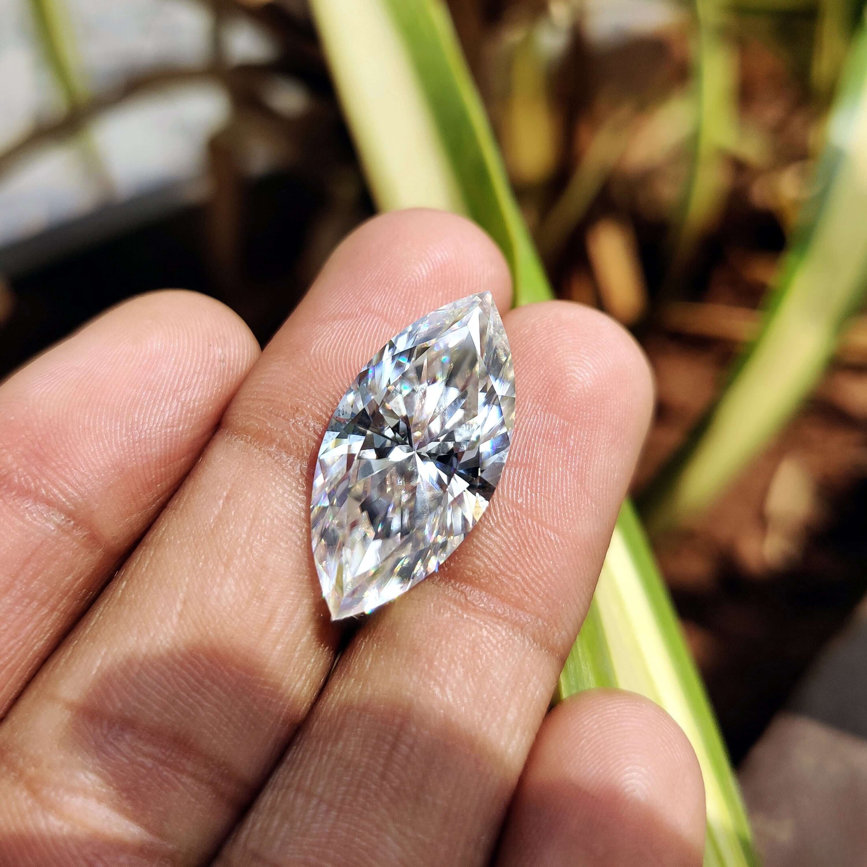 Moissanite 3.28 CT Marquise Loose Diamond