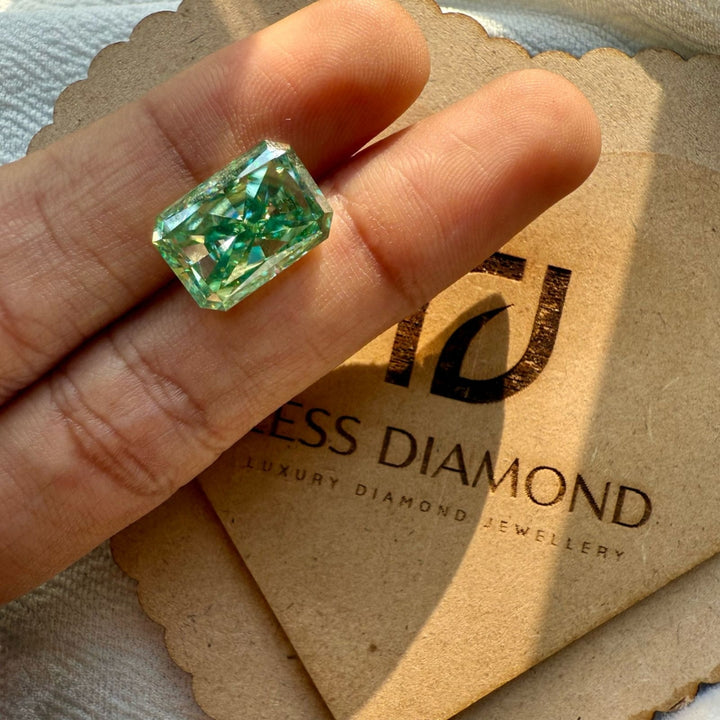 Moissanite 3.98 CT Radiant Loose Diamond
