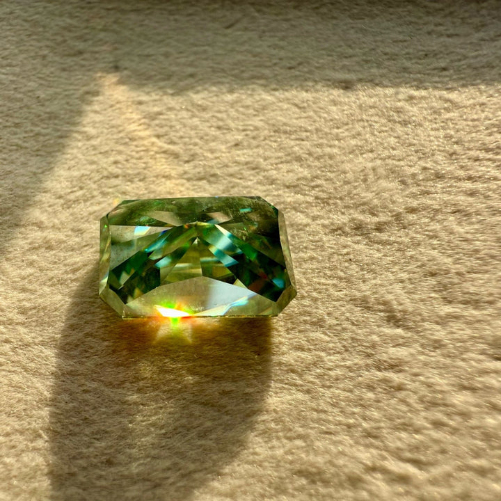 Moissanite 3.98 CT Radiant Loose Diamond