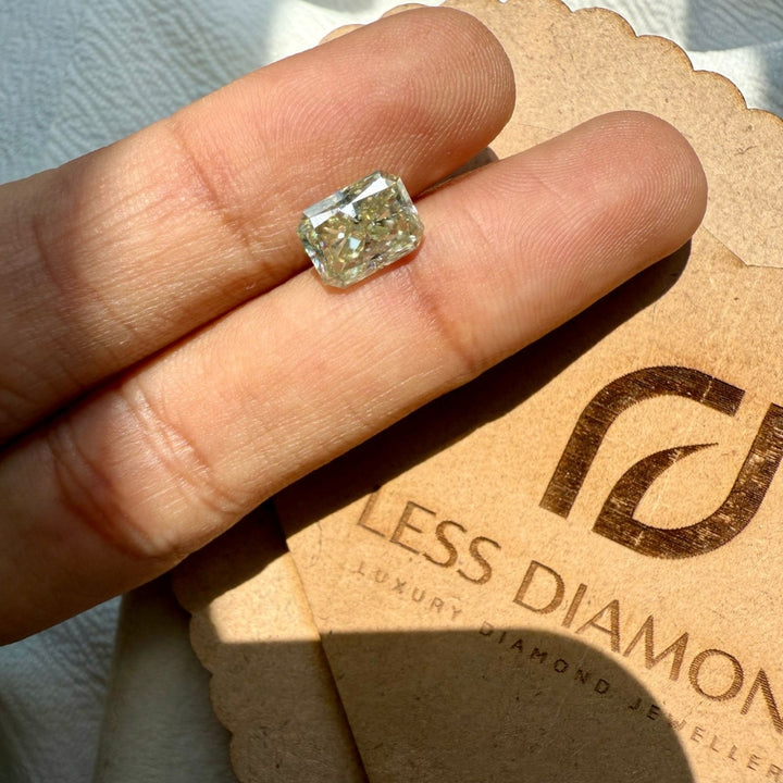 Moissanite 2.44 CT Radiant Loose Diamond