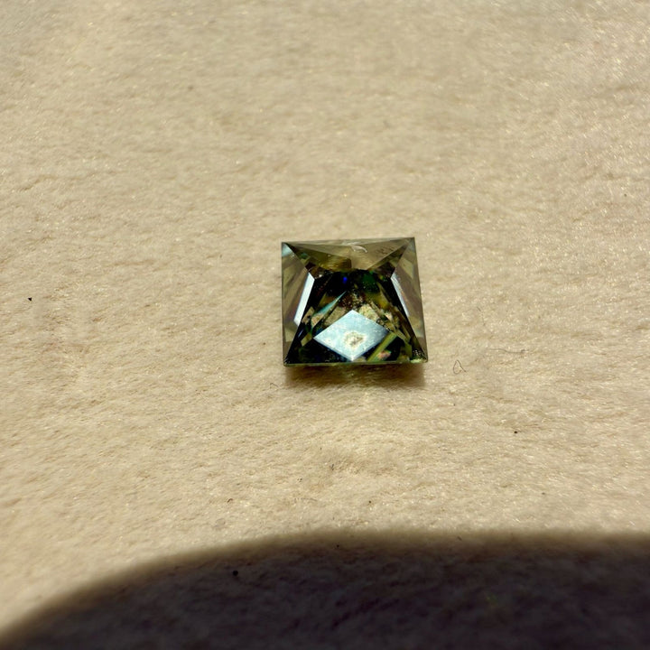 Moissanite 1.54 CT Princess Loose Diamond