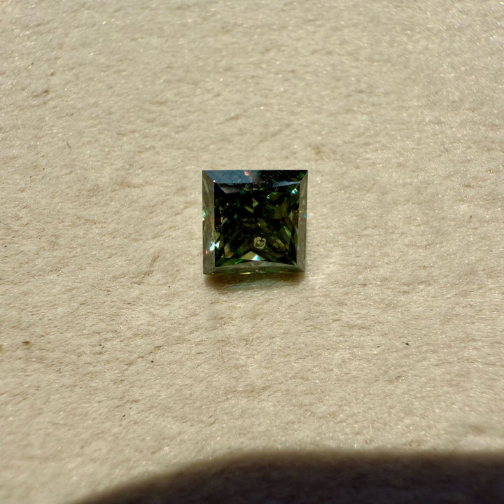 Moissanite 1.54 CT Princess Loose Diamond