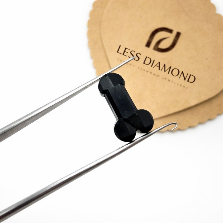 Artistic Penis Cut Moissanite 6.50 CT Loose Diamond