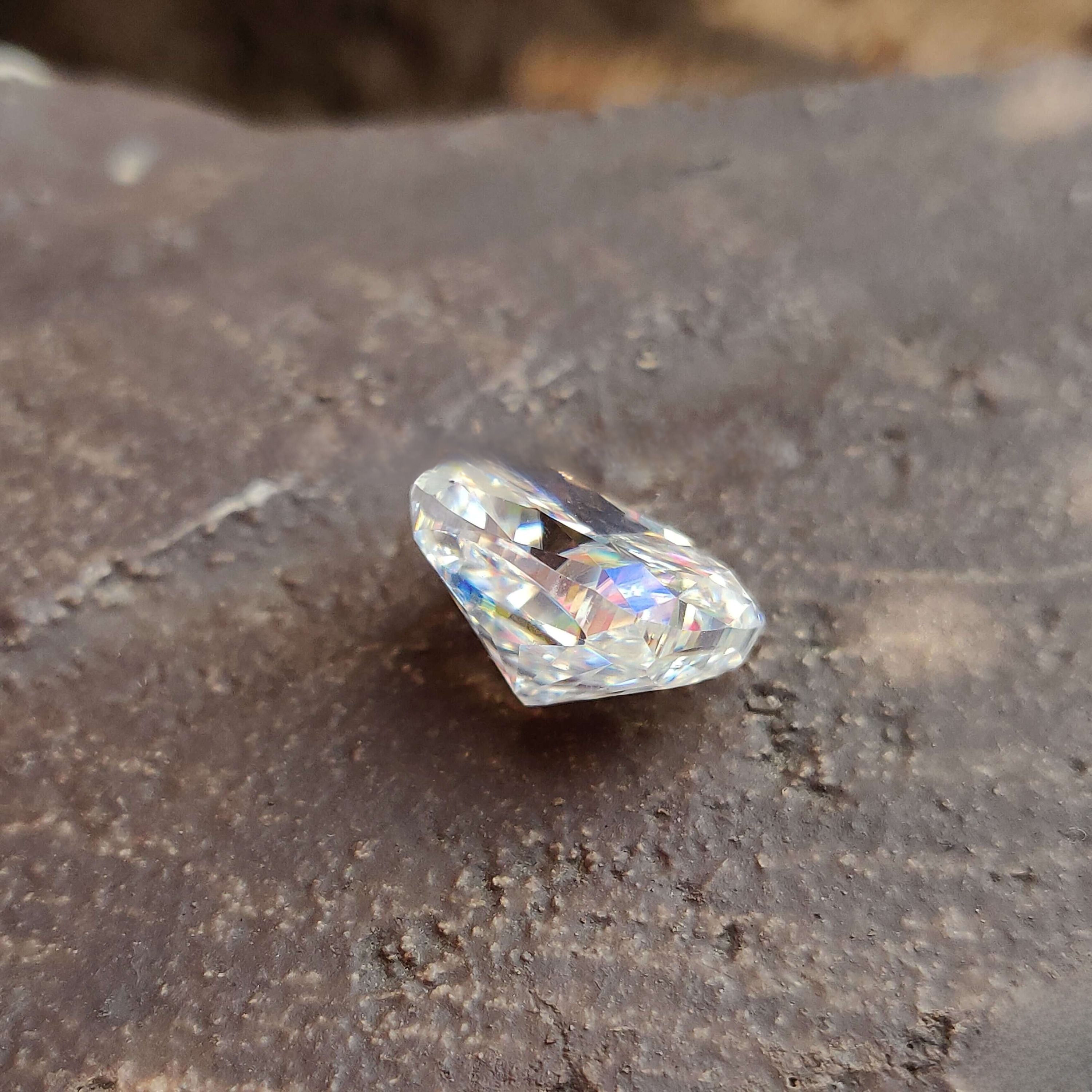 Moissanite 4.60 CT Cushion Loose Diamond