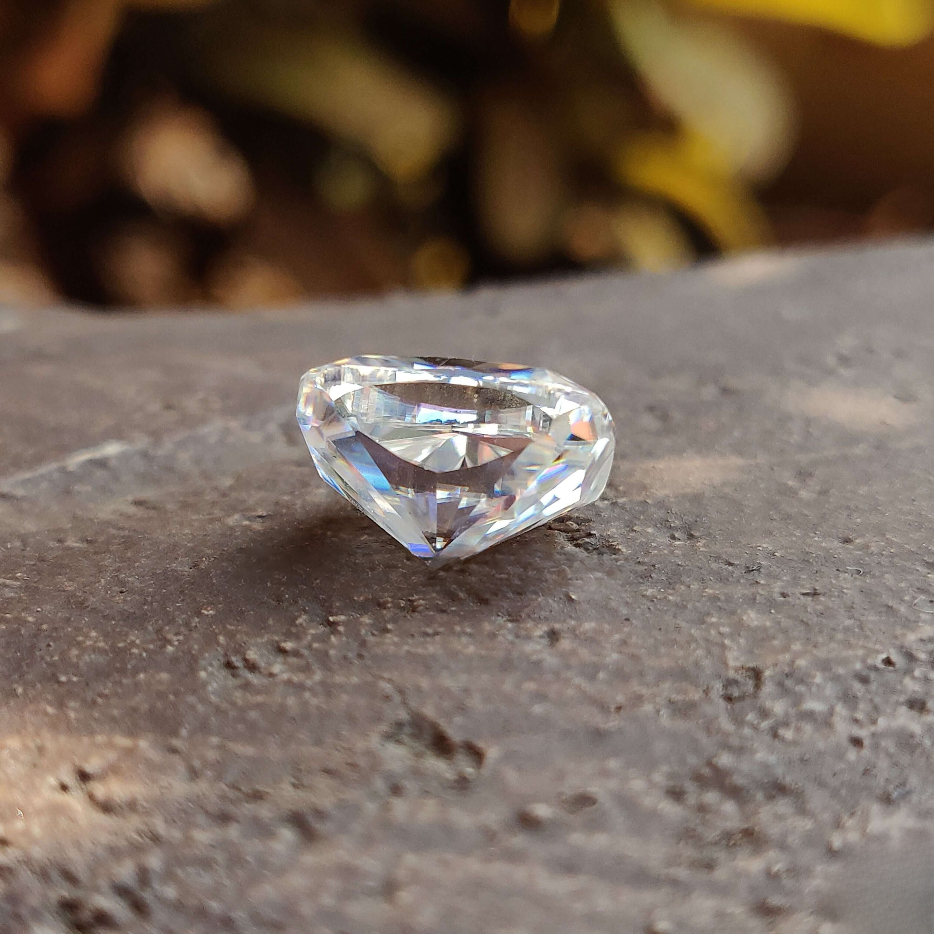 Moissanite 4.60 CT Cushion Loose Diamond