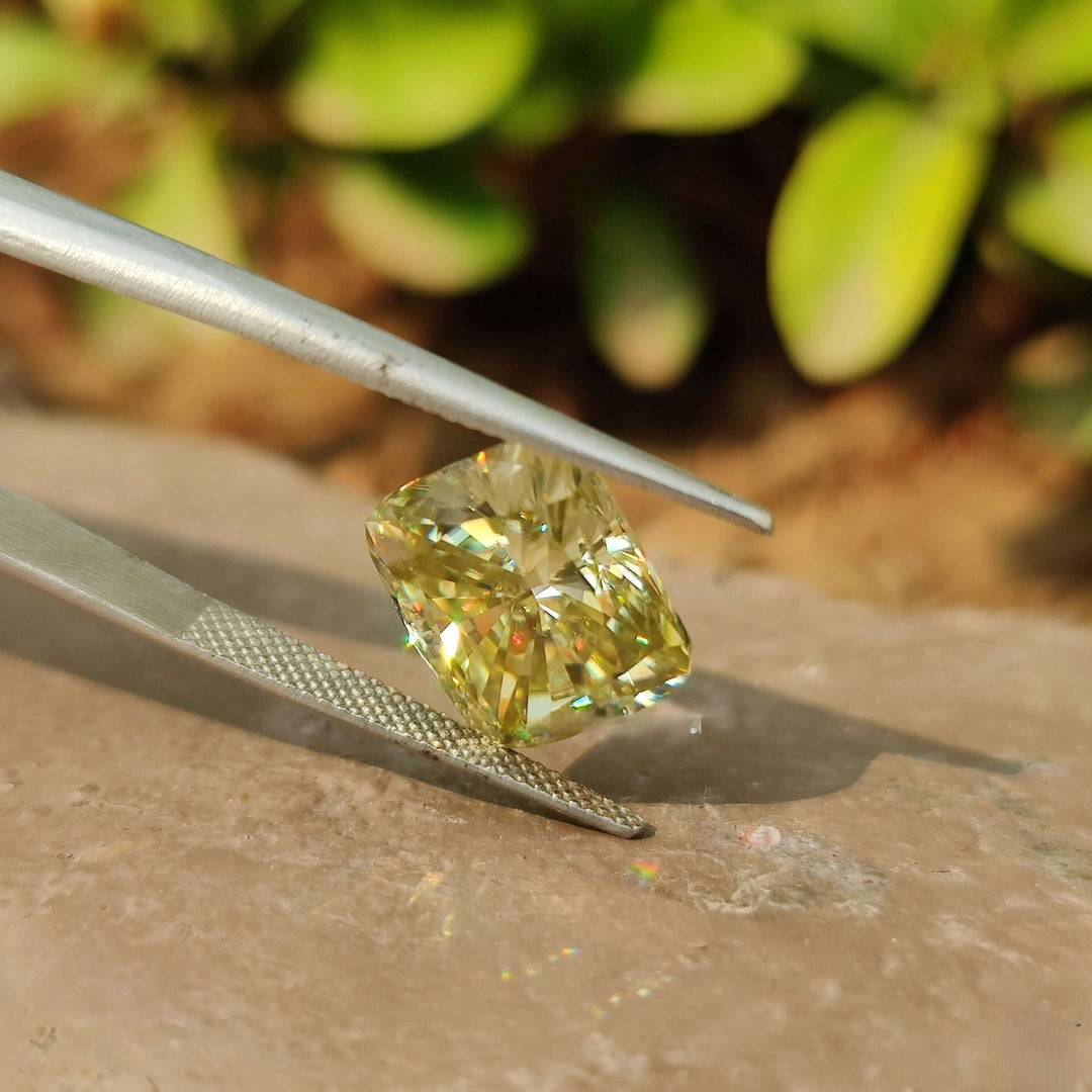 Moissanite 4.35 CT Radiant Loose Diamond