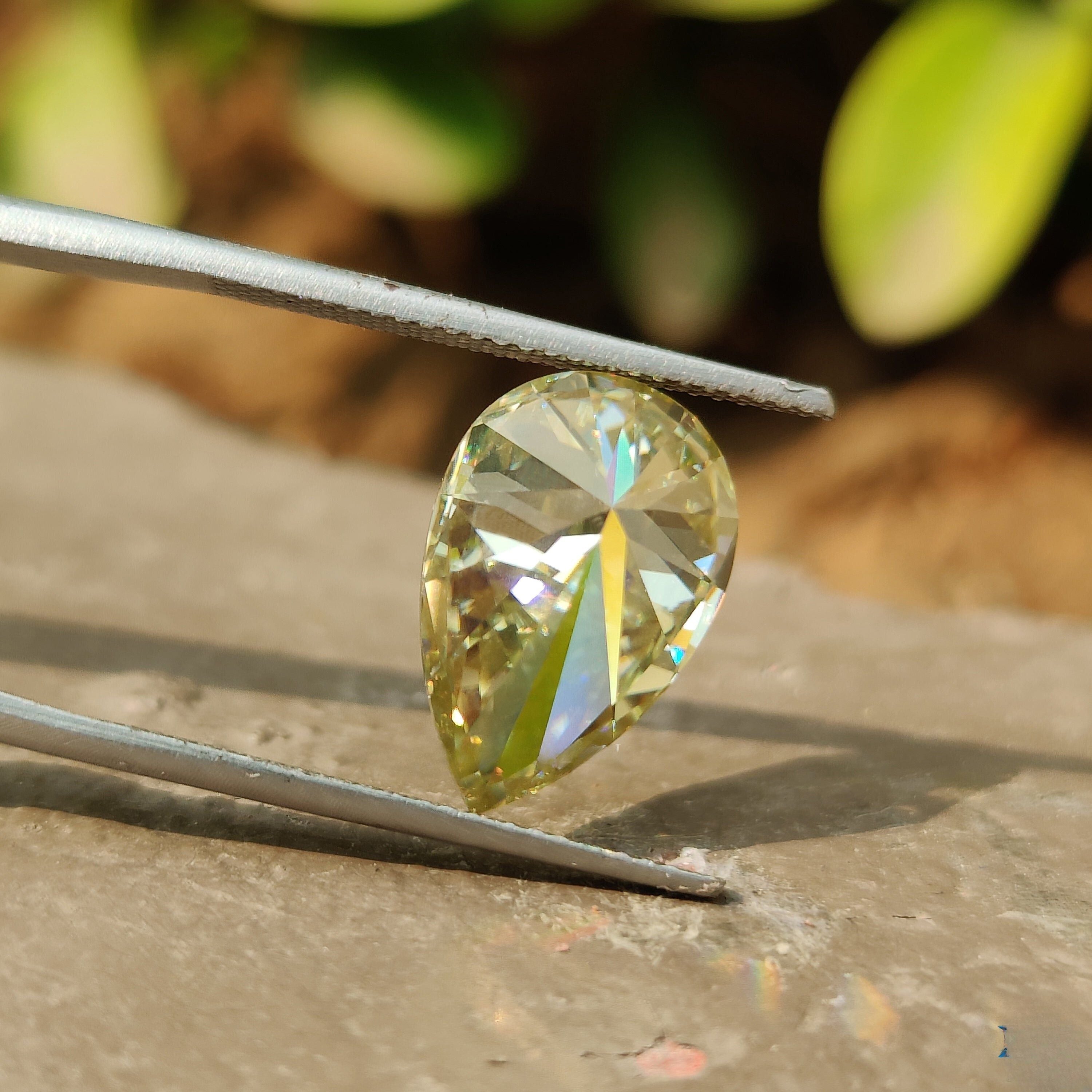 Moissanite 3.56 CT Pear Loose Diamond