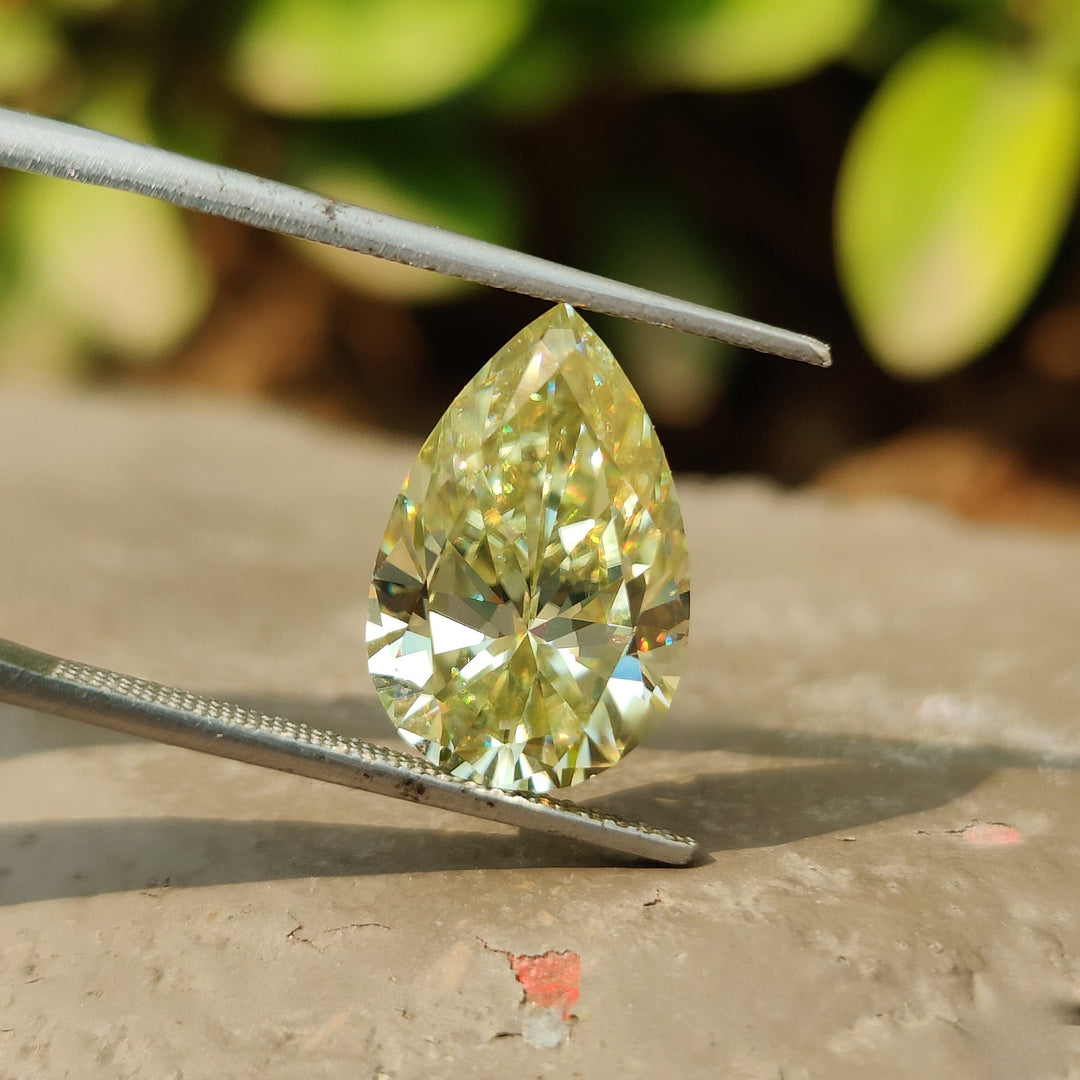 Moissanite 3.56 CT Pear Loose Diamond