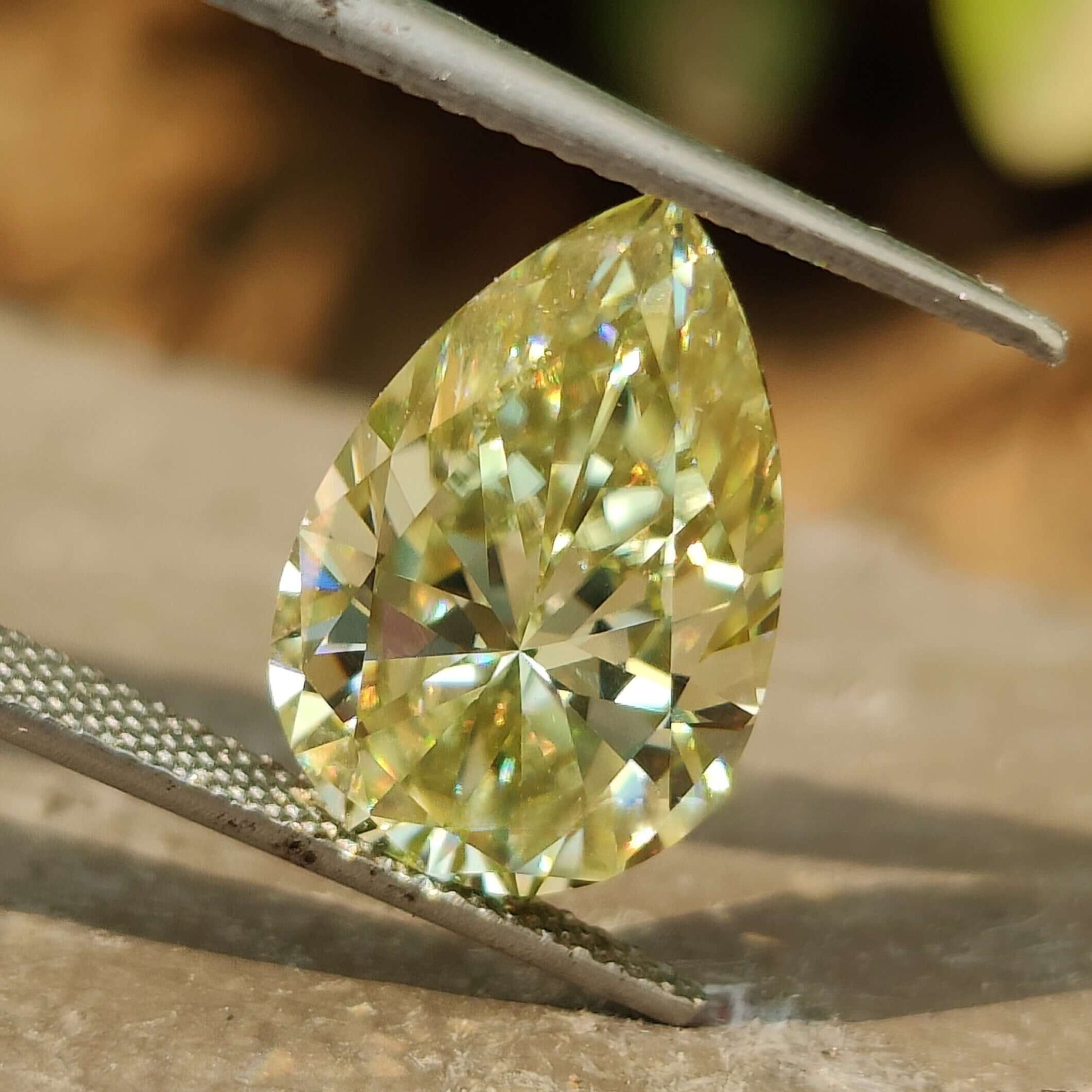 Moissanite 3.56 CT Pear Loose Diamond