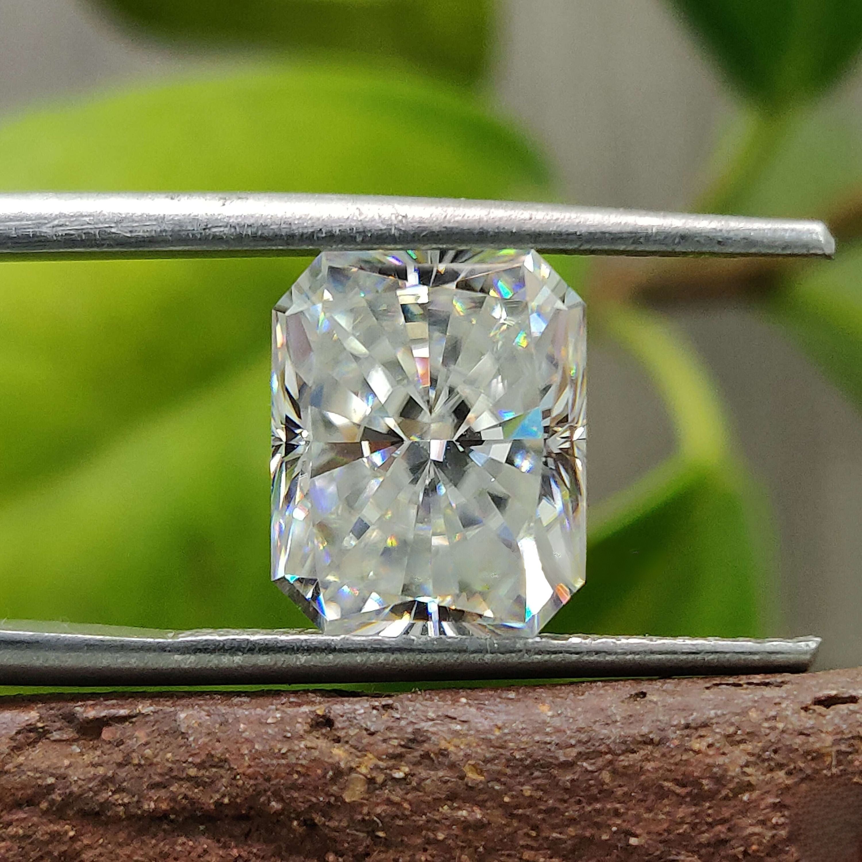 Moissanite 2.65 CT Radiant Loose Diamond