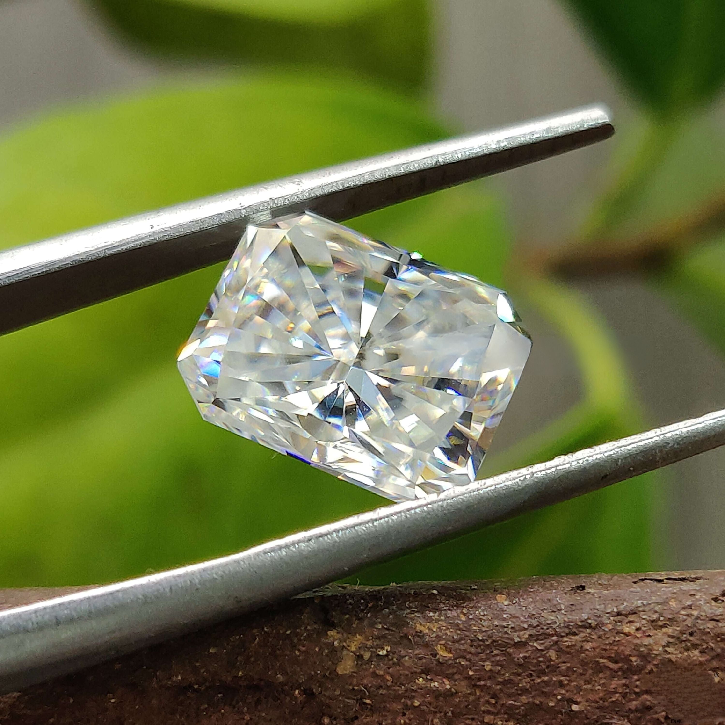 Moissanite 2.65 CT Radiant Loose Diamond