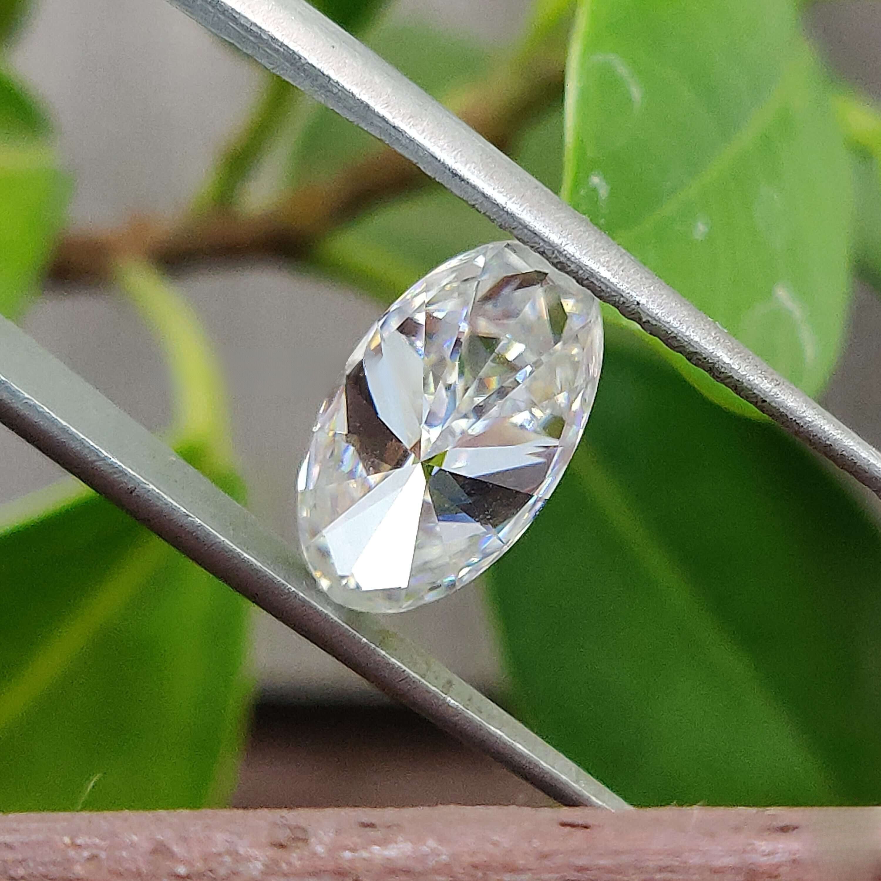 Moissanite 3.47 CT Oval Loose Diamond