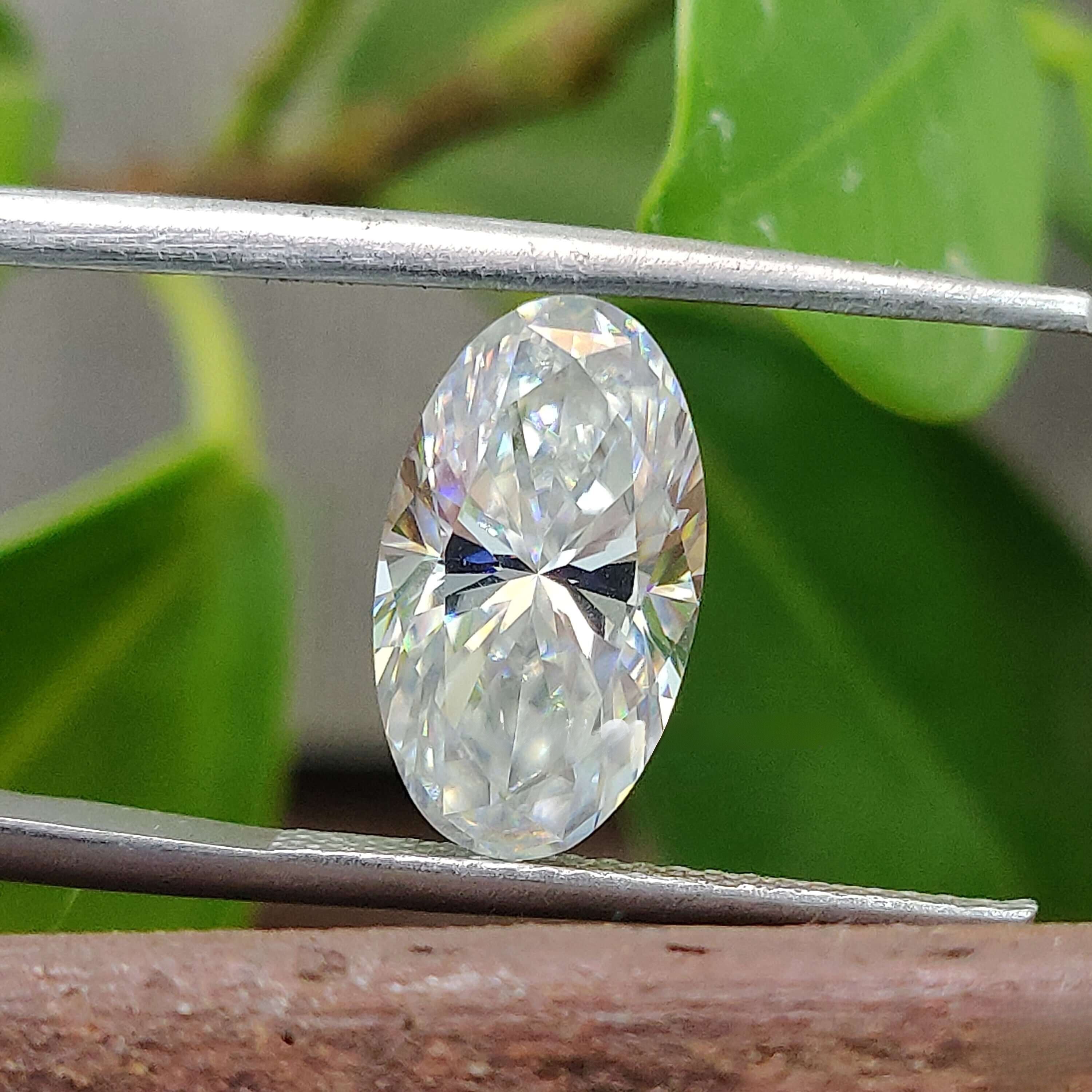 Moissanite 3.47 CT Oval Loose Diamond