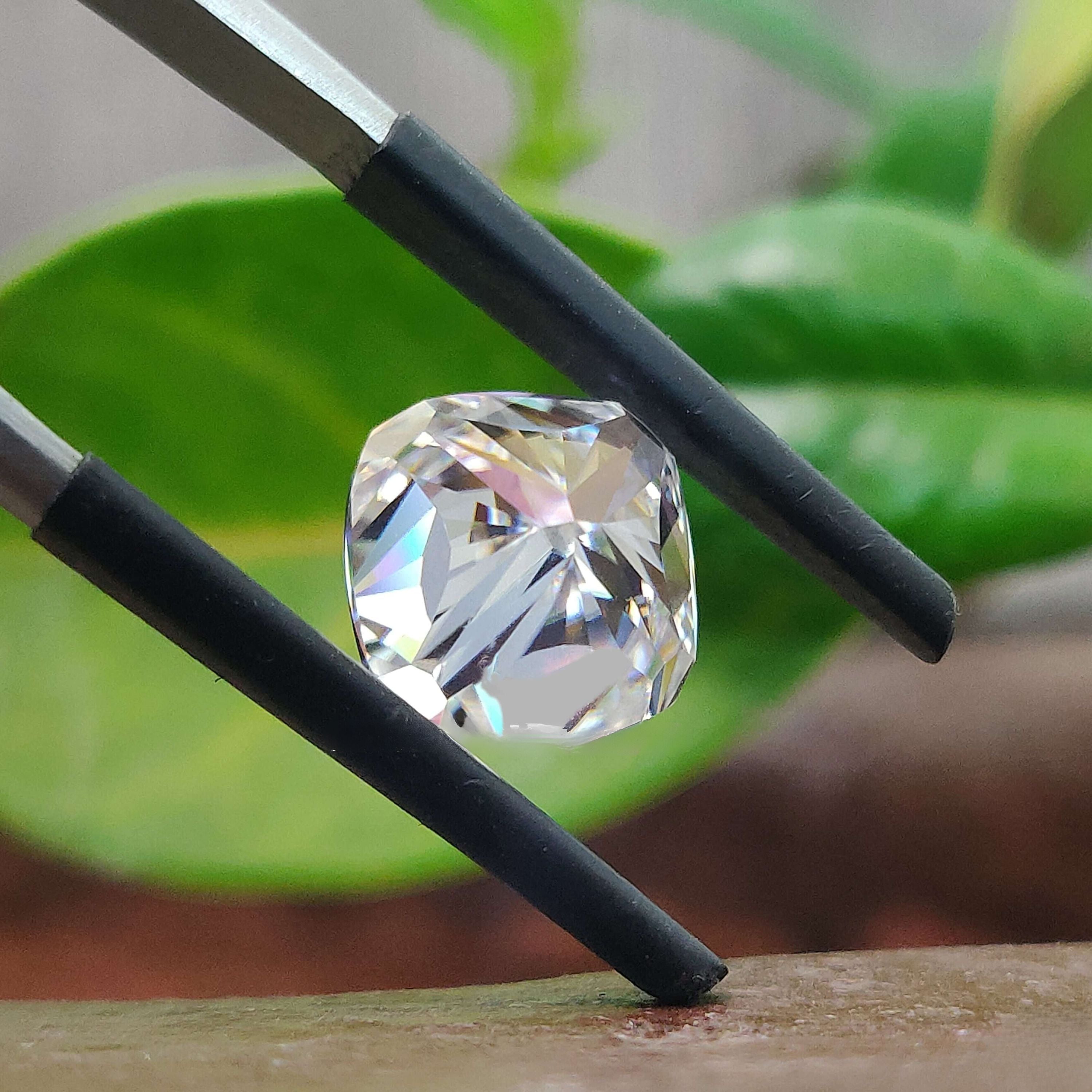 Moissanite 3.50 CT Cushion Loose Diamond