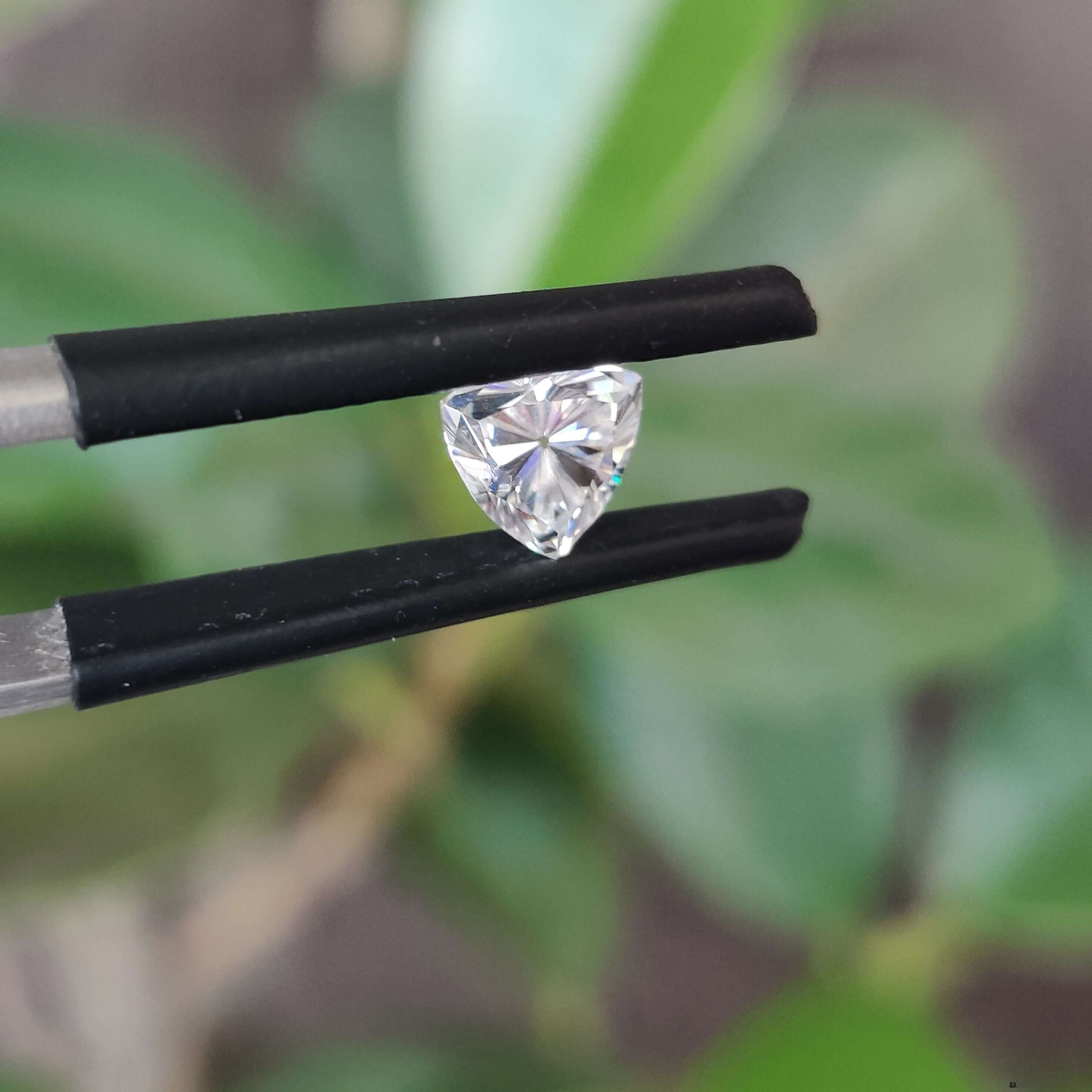 Moissanite 2.70 CT Trillion Loose Diamond