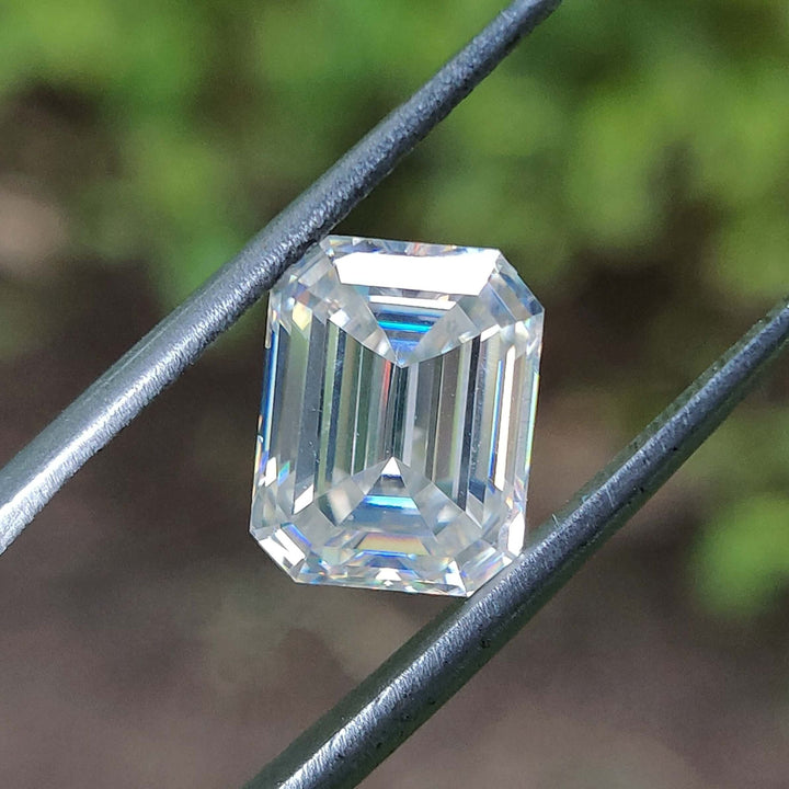 Moissanite 3.80 CT Emerald Loose Diamond