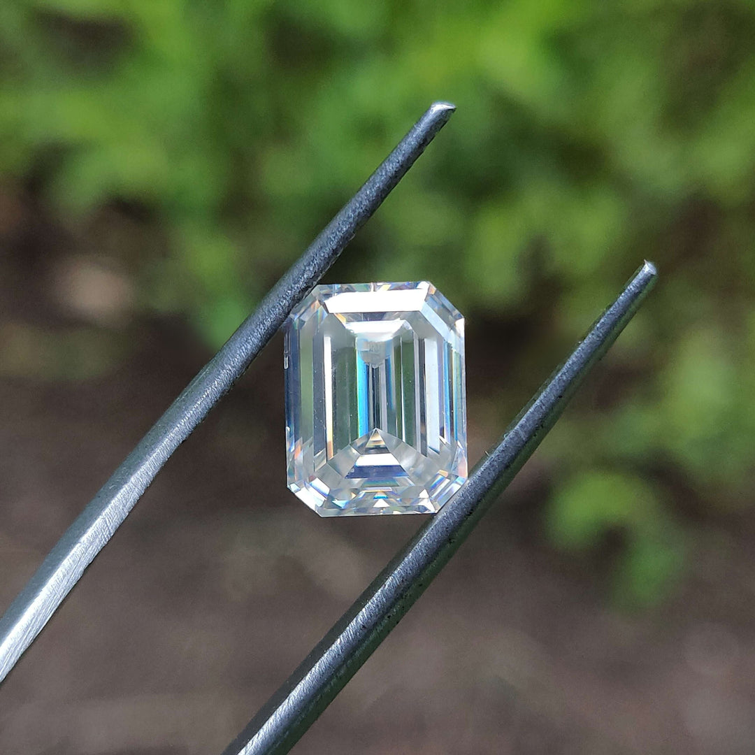 Moissanite 3.80 CT Emerald Loose Diamond