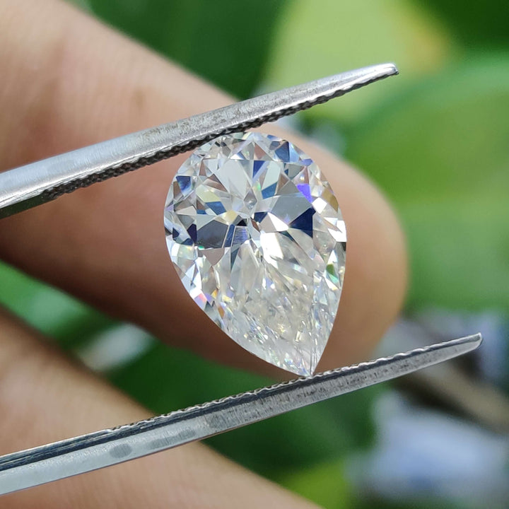 Moissanite 4.55 CT Pear Loose Diamond